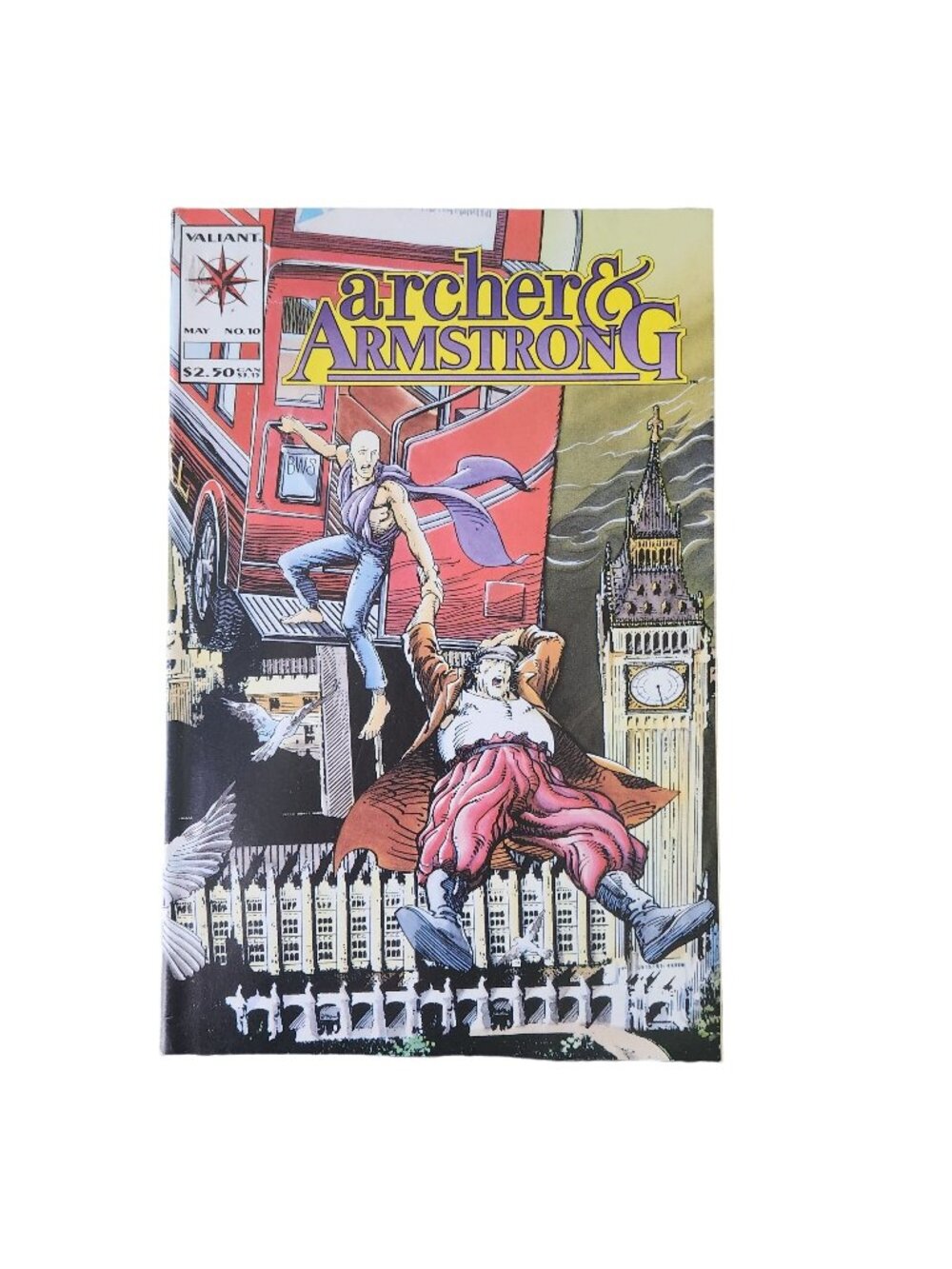 Valiant Archer & Armstrong #10 1993 Comic Book Collector Bagged Boarded